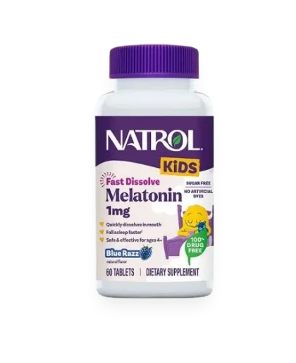 Kids Melatonin, Blue Razz - 60 tablets