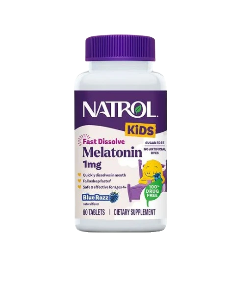 Kids Melatonin, Blue Razz - 60 tablets