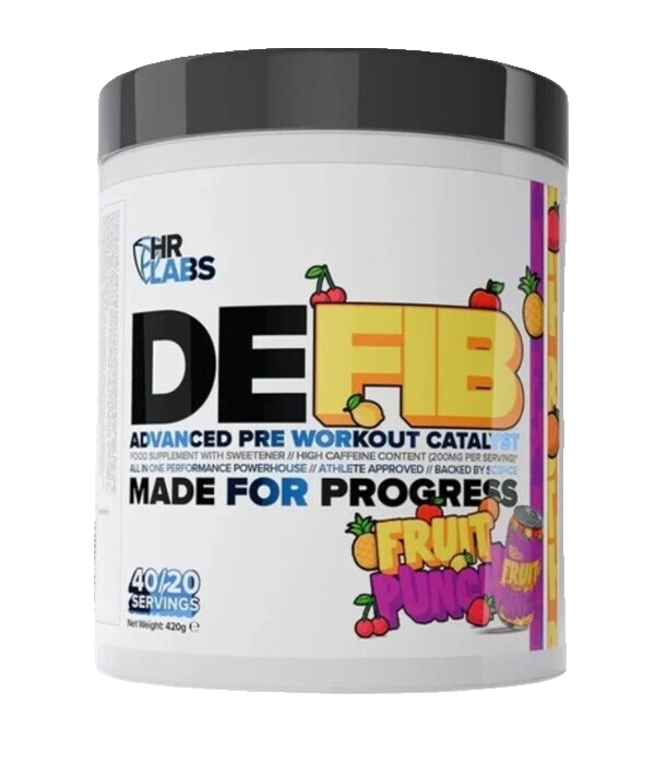 Defib Advanced Pre Workout Catalyst, Fruit Punch - 420 grams