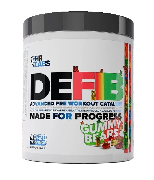 Defib Advanced Pre Workout Catalyst, Gummy Bears - 420 grams