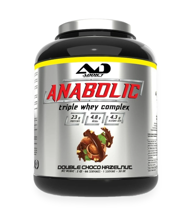 Anabolic Triple Whey Complex, Double Choco Hazelnut - 2000 grams