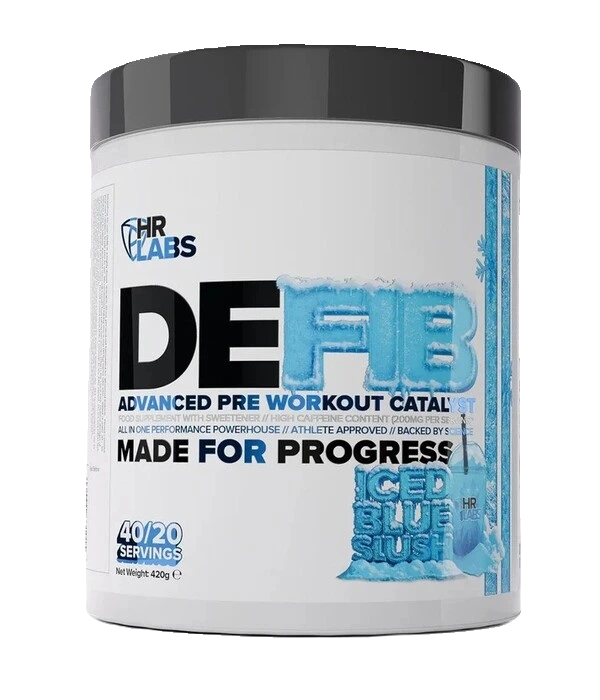 Defib Advanced Pre Workout Catalyst, Iced Blue Slush - 420 grams