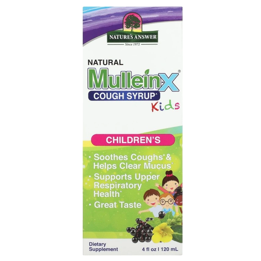 Natural Mullein-X Cough Syrup Kids - 120 ml.