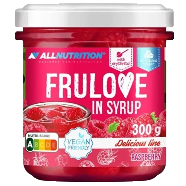 Frulove in Syrup, Raspberry - 300 grams