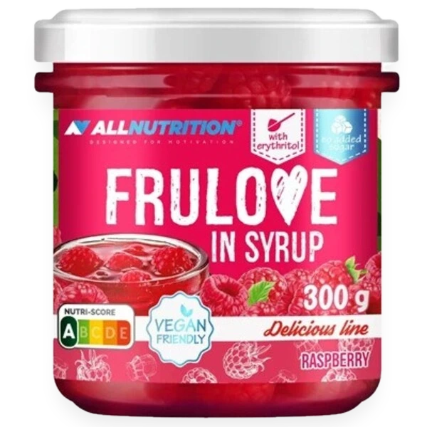 Frulove in Syrup, Raspberry - 300 grams