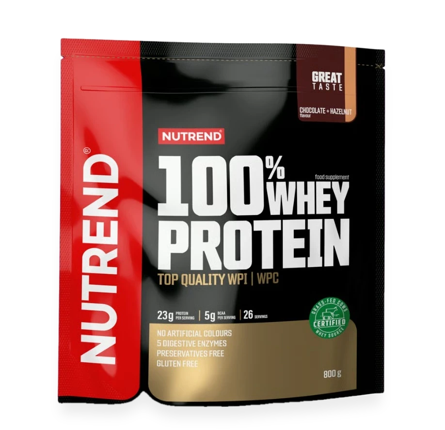 100% Whey Protein, Chocolate & Hazelnut - 800 grams