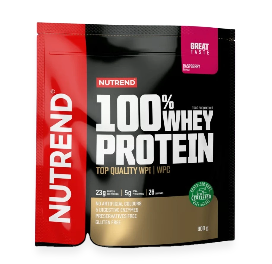 100% Whey Protein, Raspberry - 800 grams