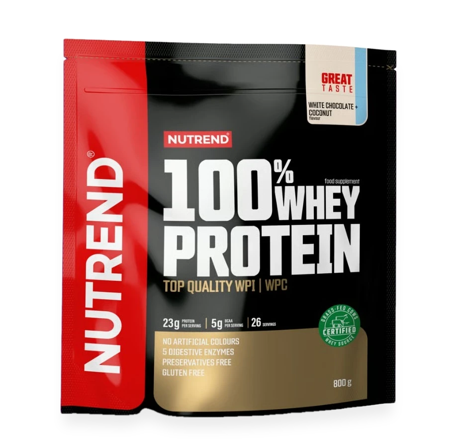 100% Whey Protein, White Chocolate + Coconut - 800 grams