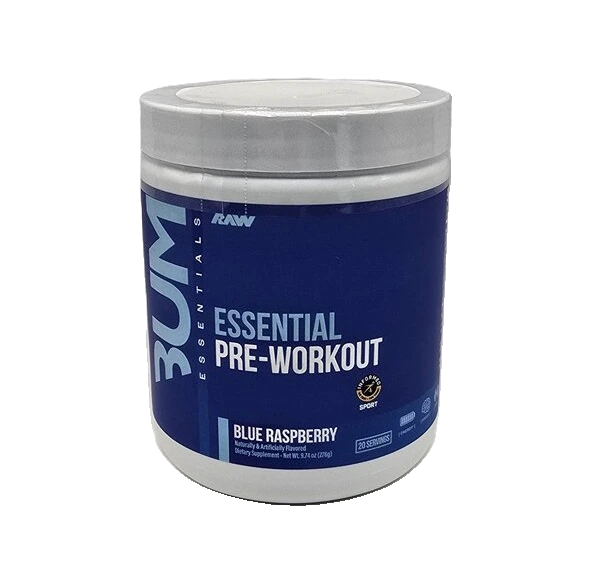 CBUM Essential Pre-Workout, Blue Raspberry - 276 grams