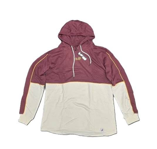 TBJP Hoodie, Red White - X-Large