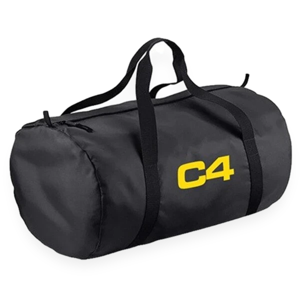 C4 Barrel Bag, Black