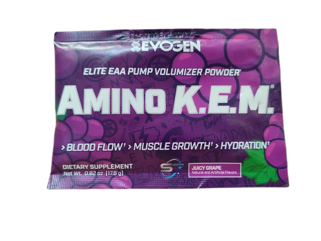 Amino K.E.M. EAA, Juicy Grape - 17.6 grams (1 serving)