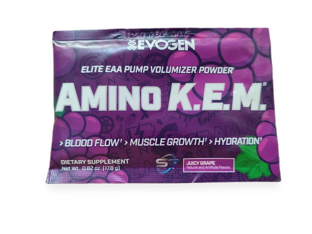 Amino K.E.M. EAA, Juicy Grape - 17.6 grams (1 serving)