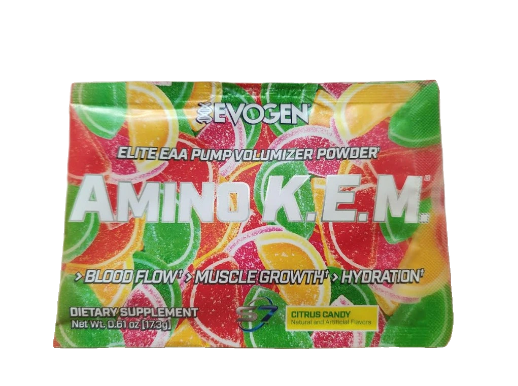 Amino K.E.M. EAA, Citrus Candy - 17.3 grams (1 serving)