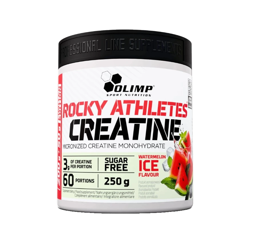 Rocky Athletes Creatine, Watermelon Ice - 250 grams