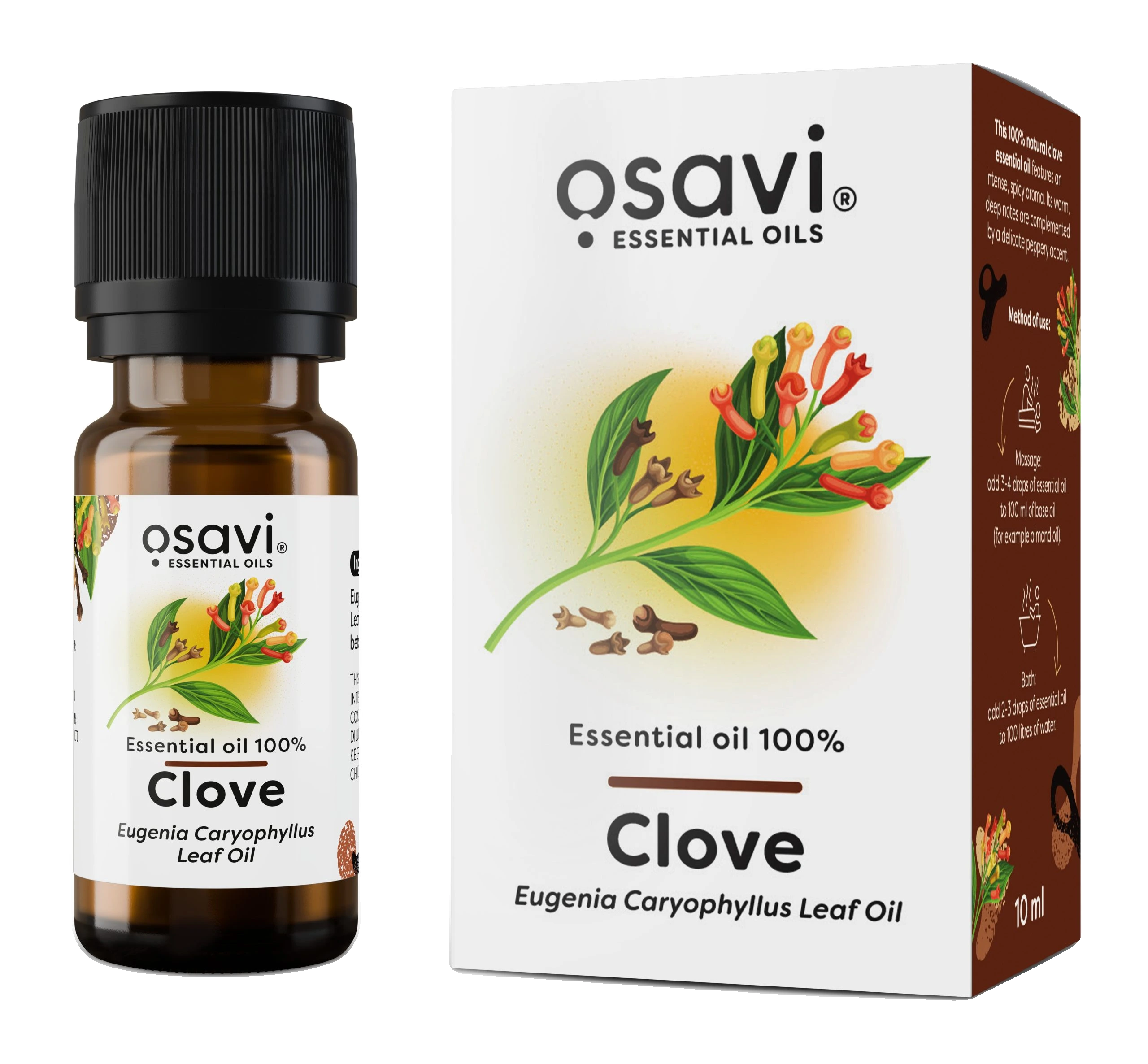 Essential Oil 100%, Clove - 10 ml.
