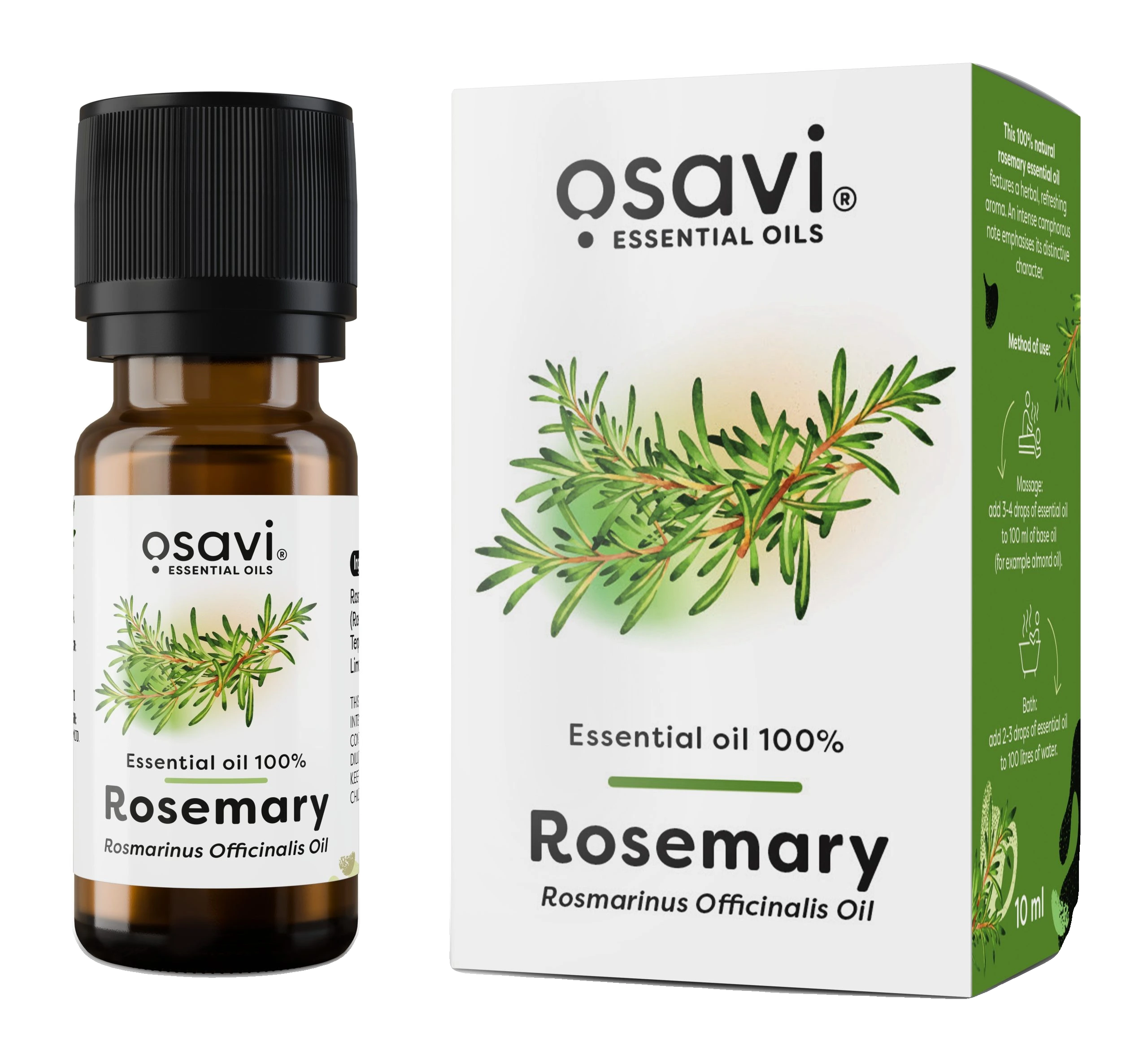 Essential Oil 100%, Rosemary - 10 ml.