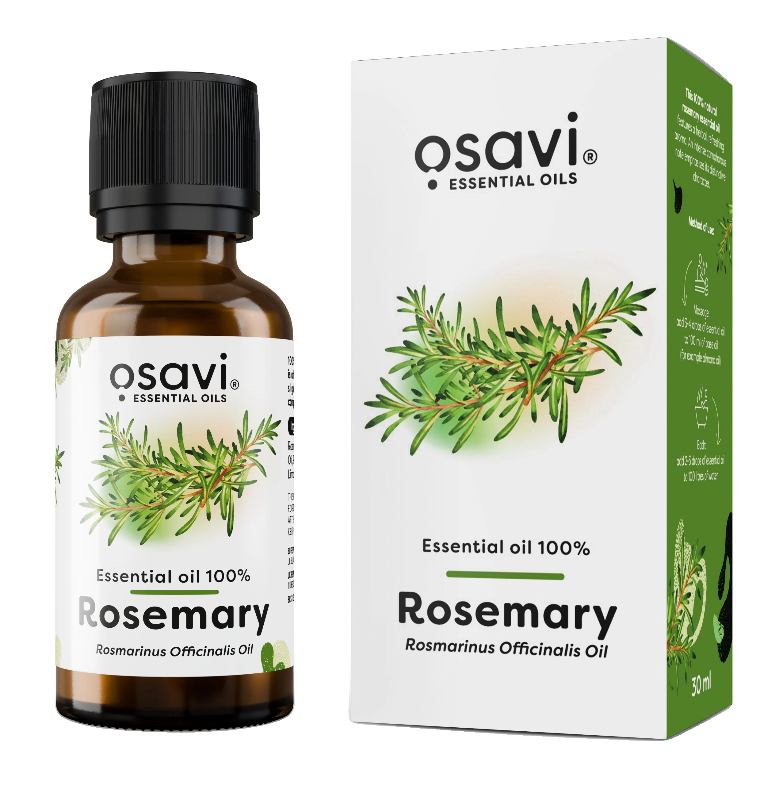 Essential Oil 100%, Rosemary - 30 ml.
