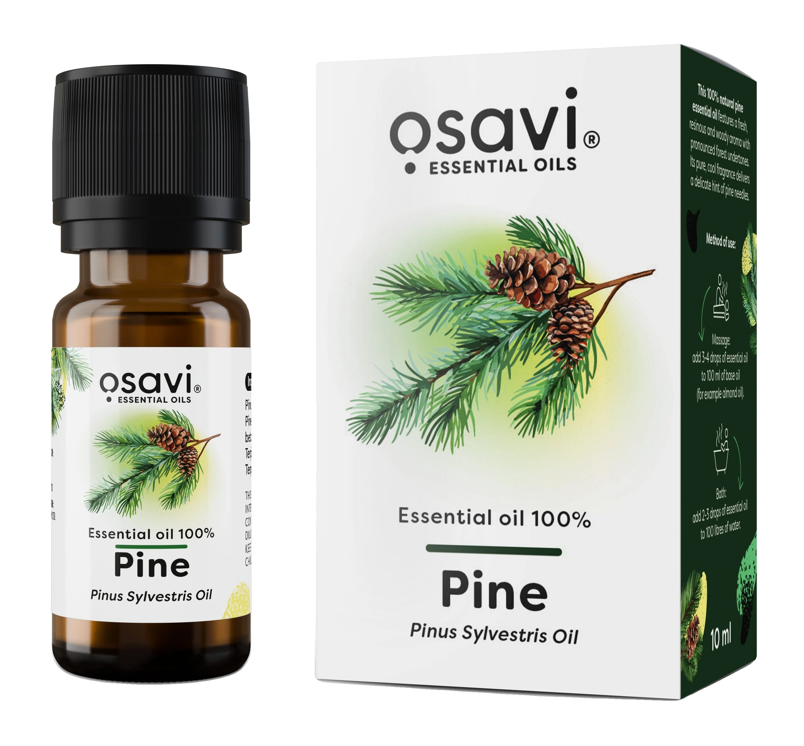 Essential Oil 100%, Pine - 10 ml.