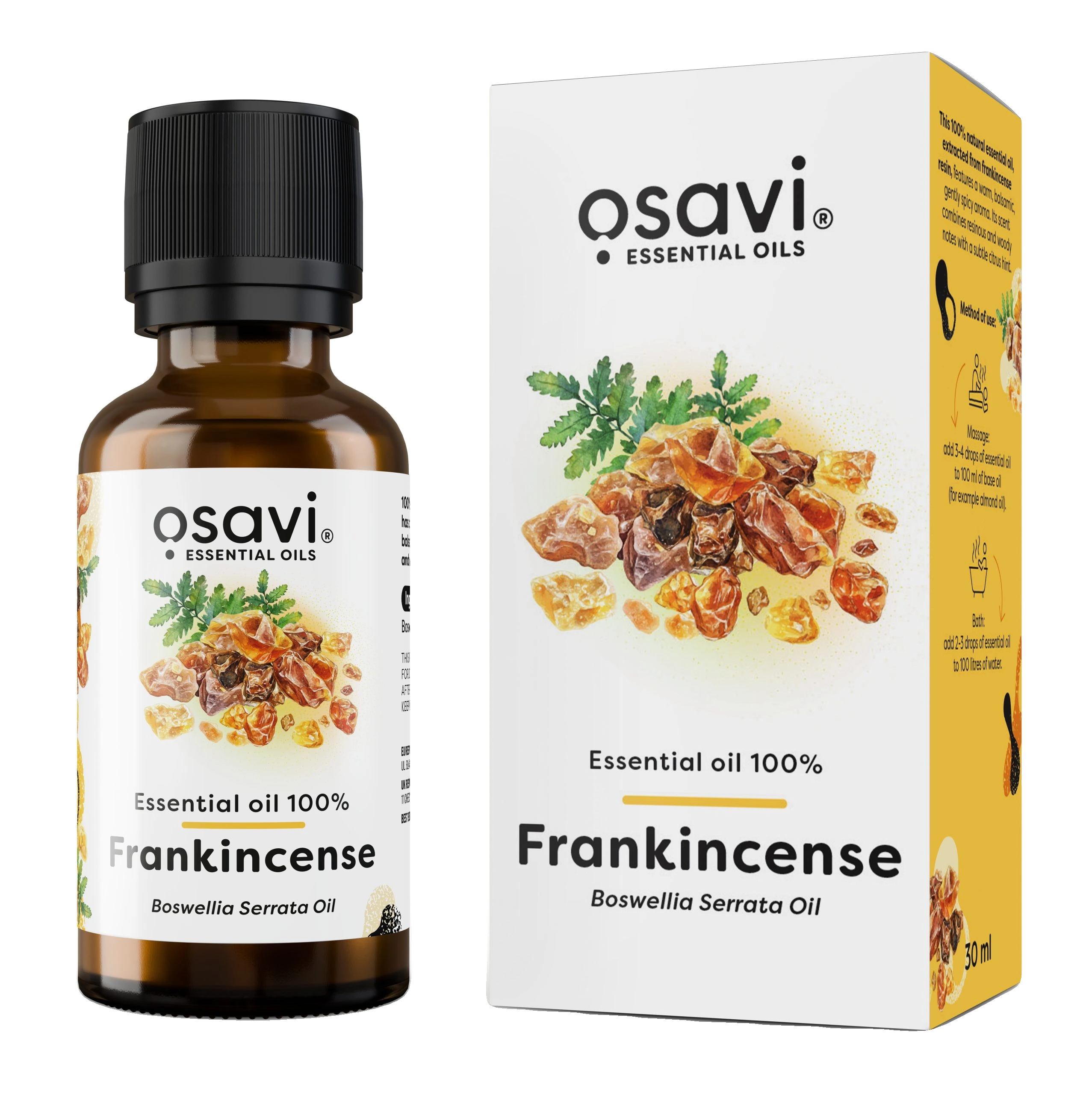 Essential Oil 100%, Frankincense - 30 ml.