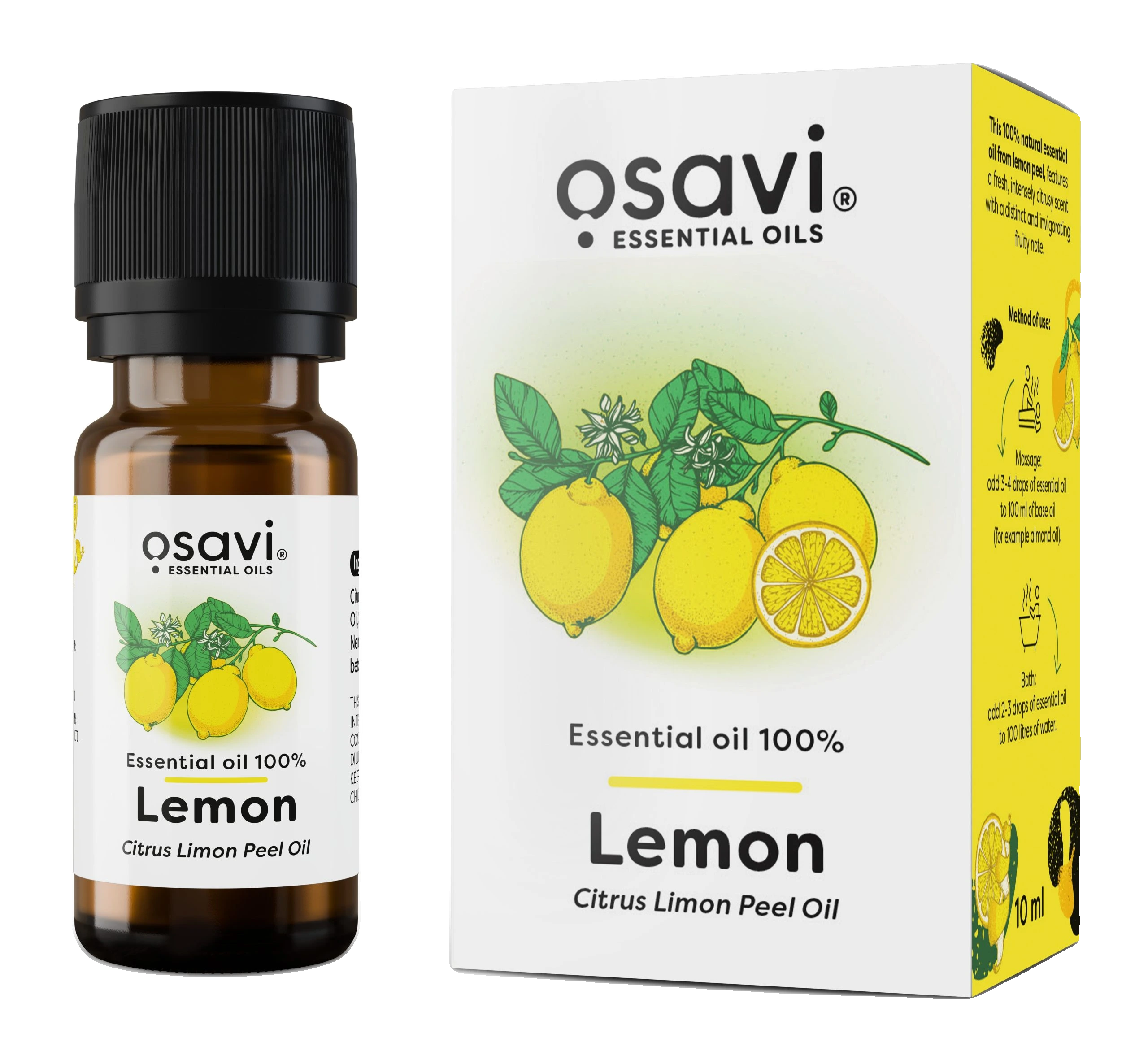 Essential Oil 100%, Lemon - 10 ml.