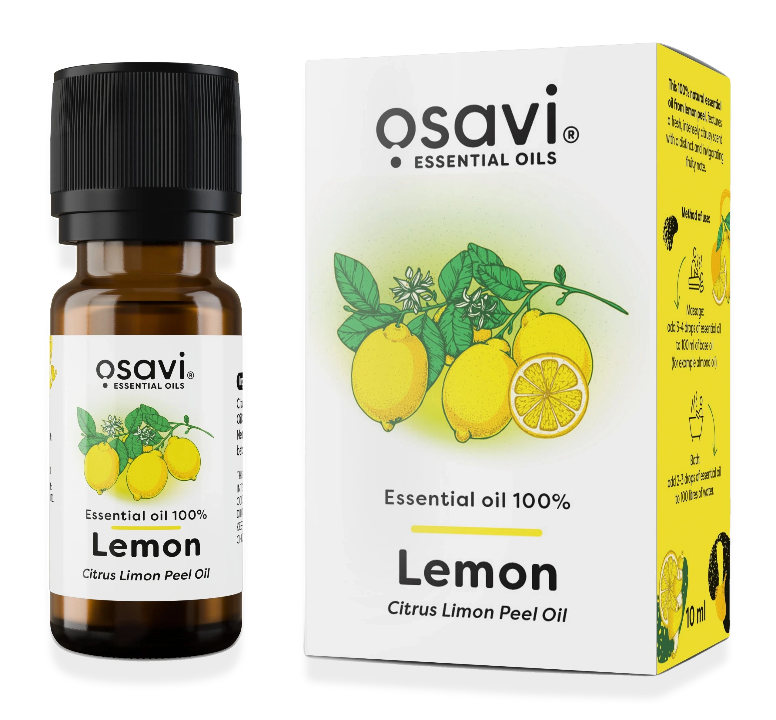 Essential Oil 100%, Lemon - 10 ml.