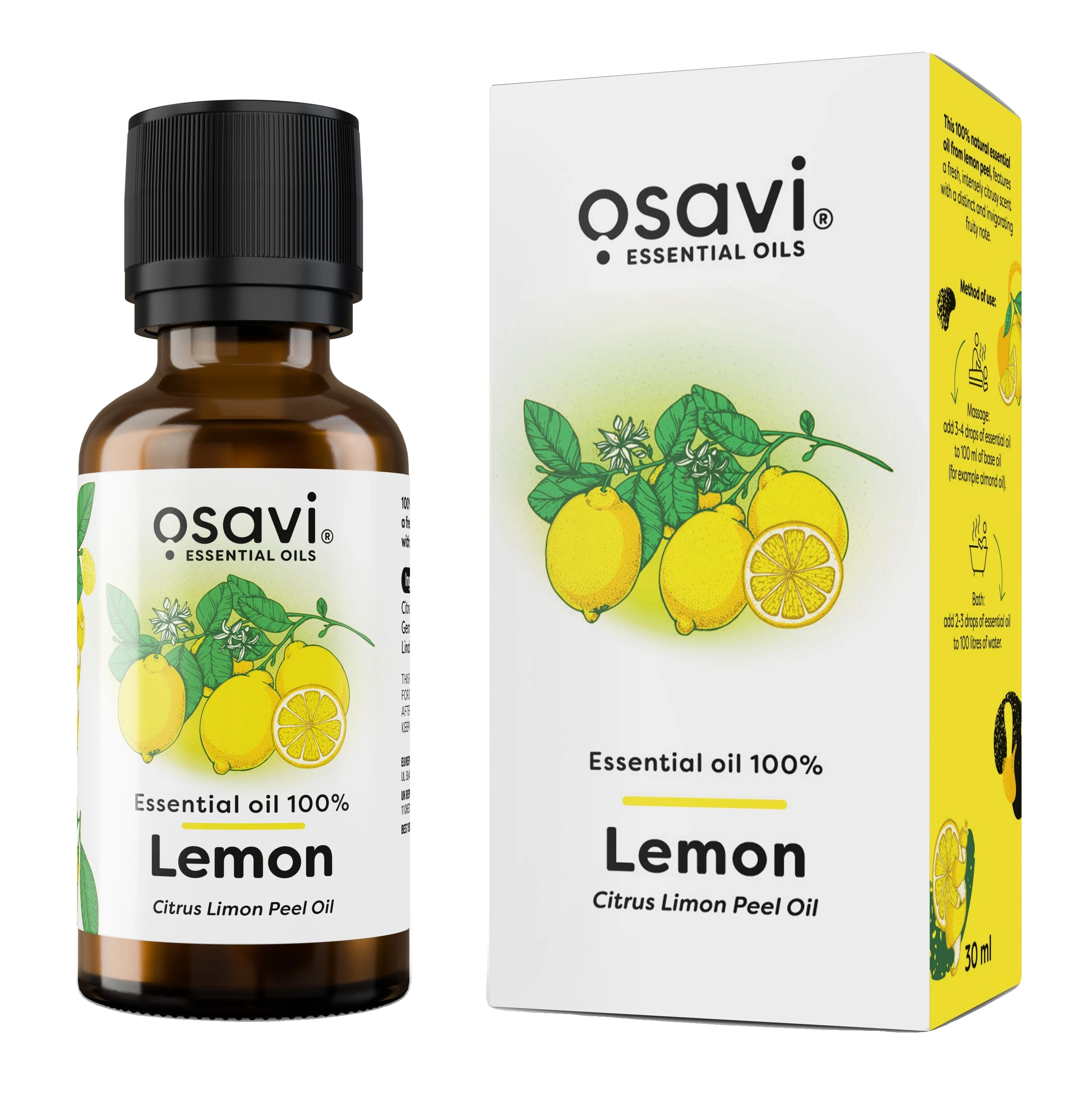 Essential Oil 100%, Lemon - 30 ml.