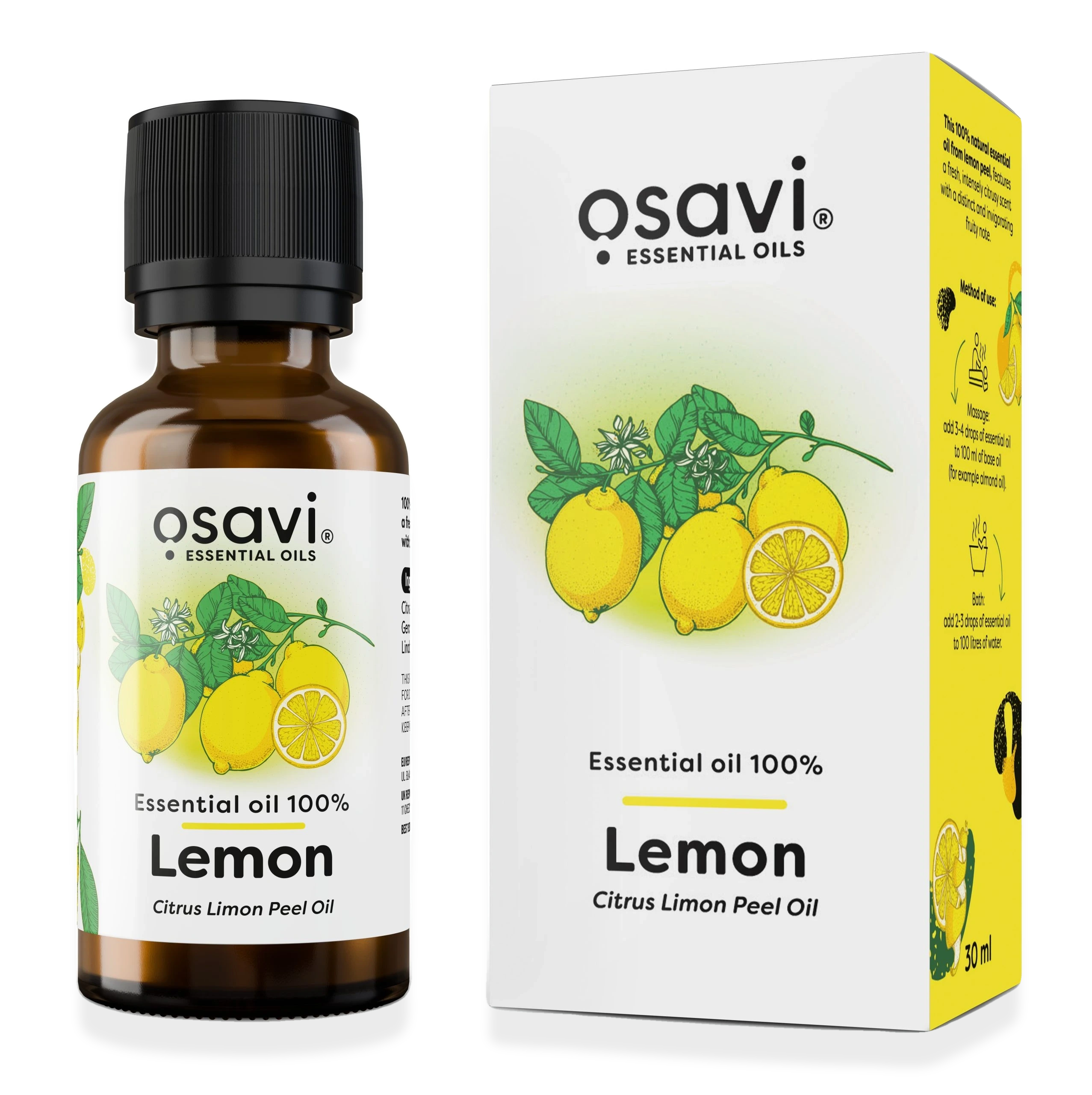 Essential Oil 100%, Lemon - 30 ml.