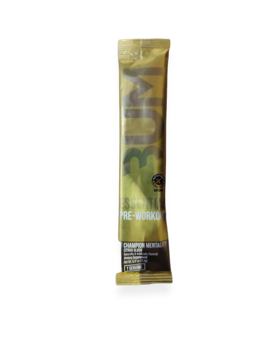 CBUM Essential Pre-Workout, Champions Mentality Citrus Slush - 13.3 grams (1 serving)