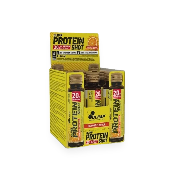 Protein Shot, Orange - 9 x 60 ml.