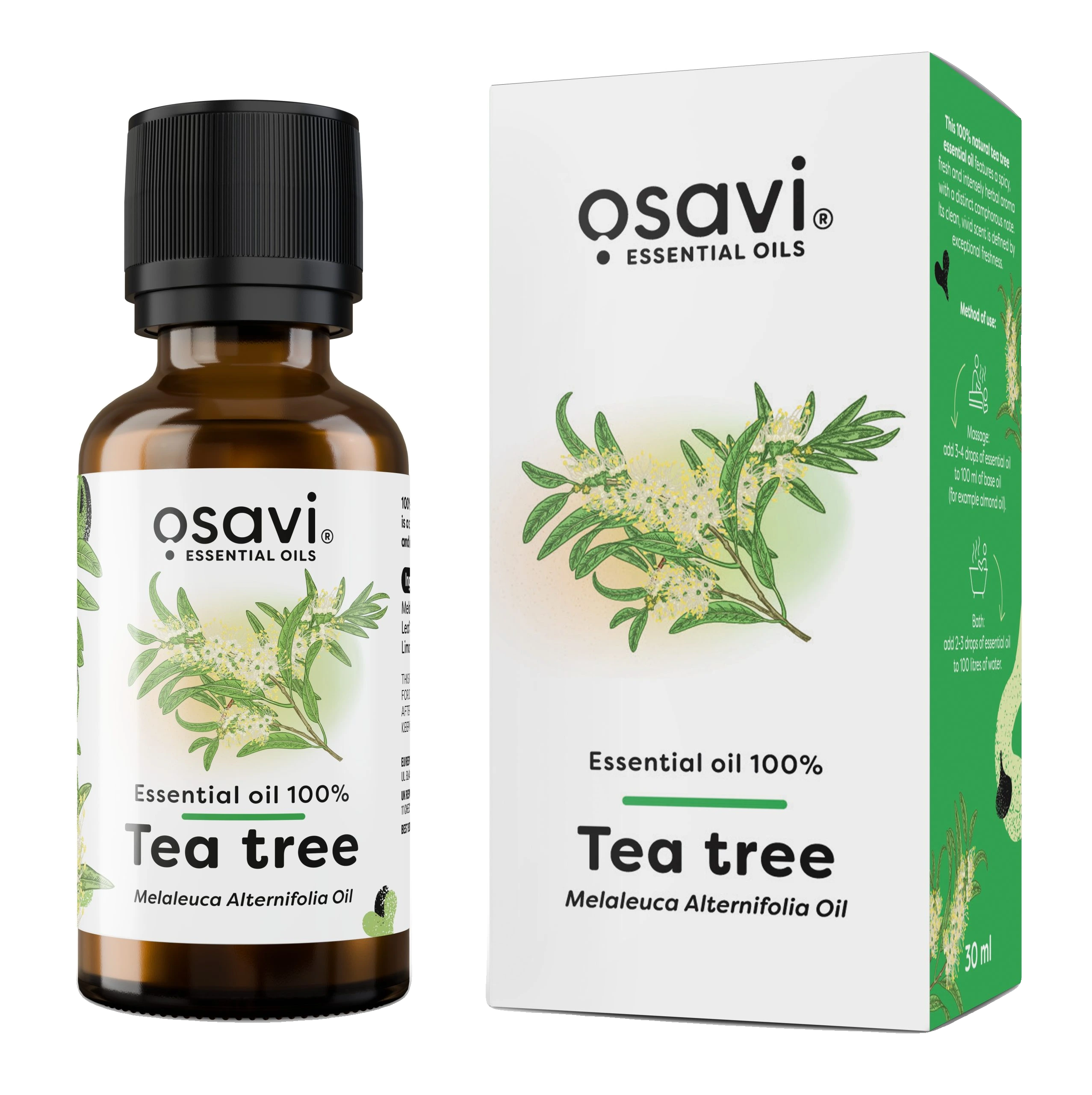 Essential Oil 100%, Tea tree - 30 ml.