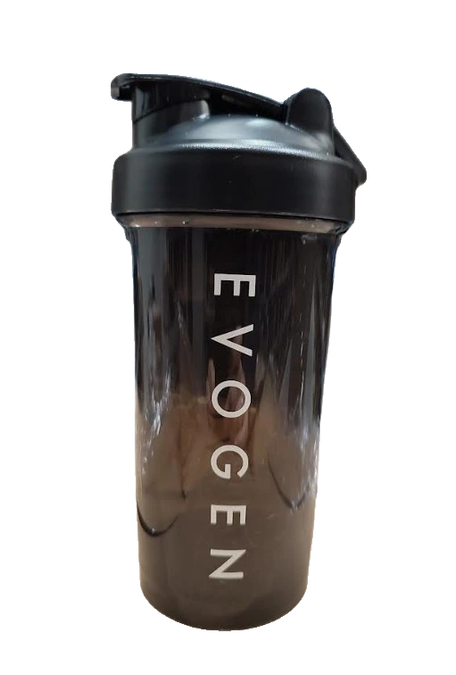Evogen Next-Gen Transparent Shaker, Black - 500 ml.