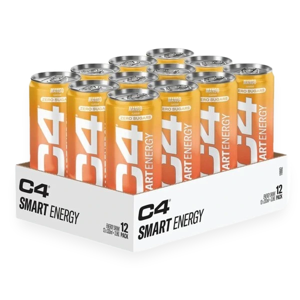 C4 Smart Energy, Mango - 12 x 330 ml.