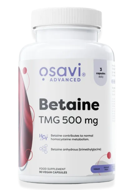 Betaine, TMG 500mg - 90 vegan caps