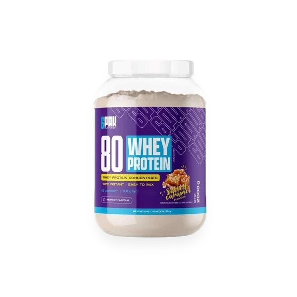 80 Whey Protein, Salted Caramel - 2000 grams