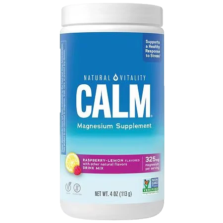 Calm Magnesium Powder, Raspberry Lemon - 113 grams