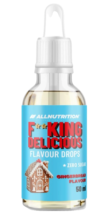Fitking Delicious Flavour Drops, Gingerbread - 50 ml.