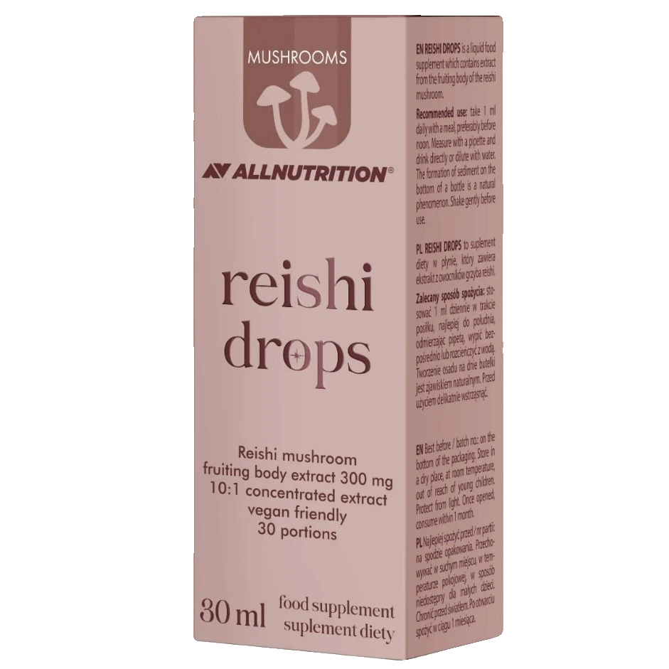 Mushrooms Reishi Drops, 300mg - 30 ml.