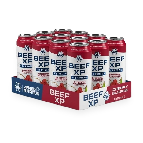 Beef XP Cans, Cherry Slushie - 12 x 500 ml.