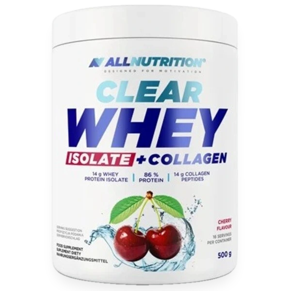Clear Whey Isolate + Collagen, Cherry - 500 grams