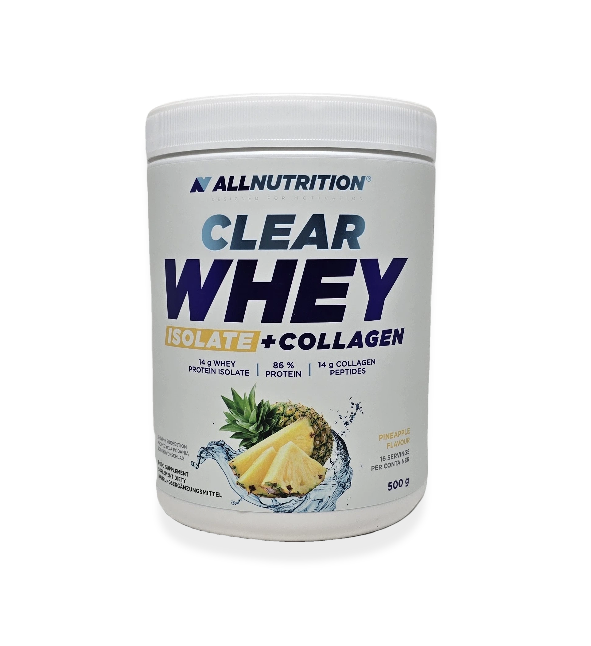 Clear Whey Isolate + Collagen, Pineapple - 500 grams
