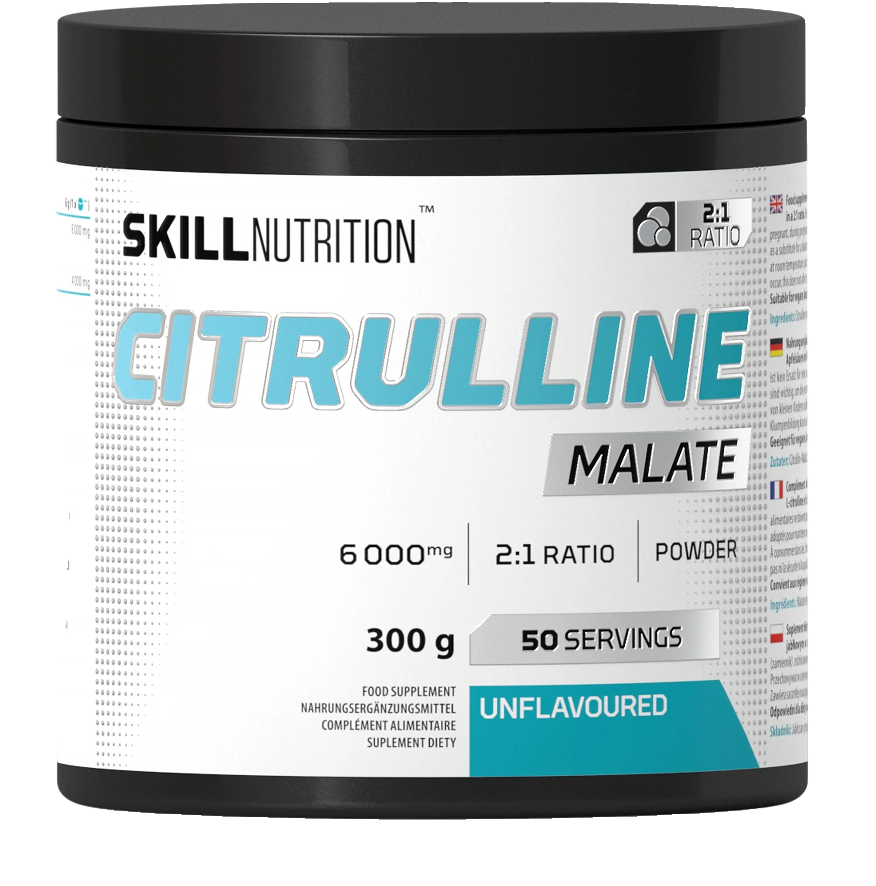 Citrulline Malate 2:1 Powder, Unflavoured - 300 grams