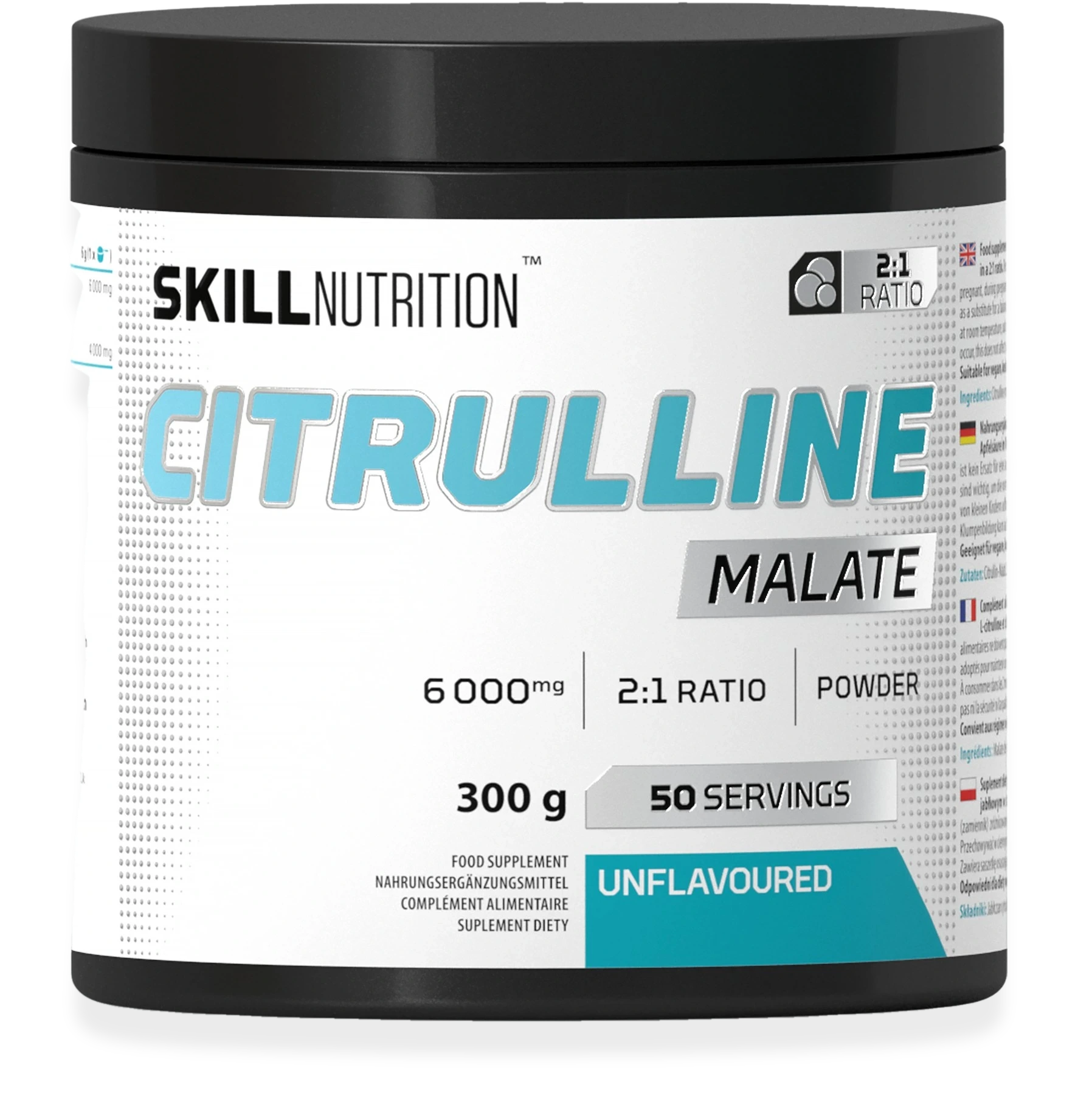 Citrulline Malate 2:1 Powder, Unflavoured - 300 grams