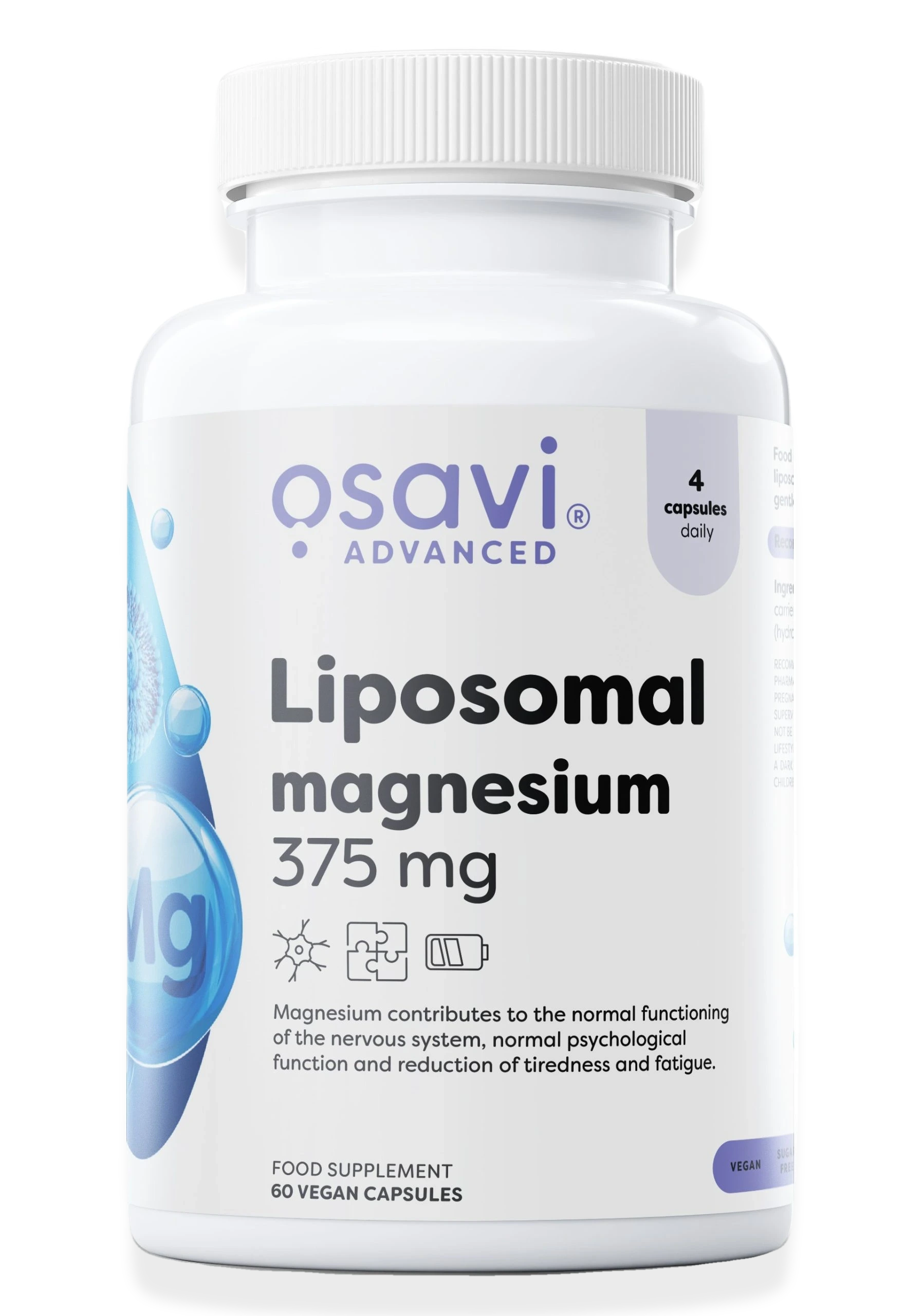 Liposomal Magnesium, 375 mg - 60 vegan caps