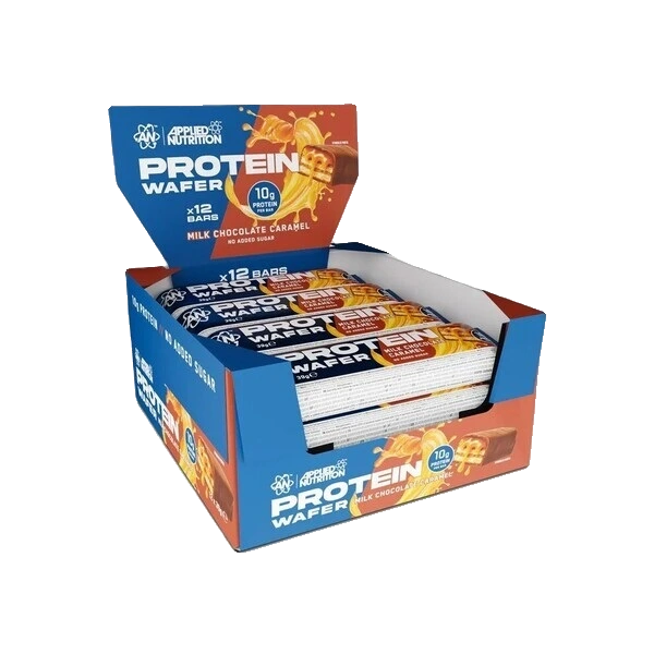 Protein Wafer, Milk Chocolate Caramel - 12 x 39g