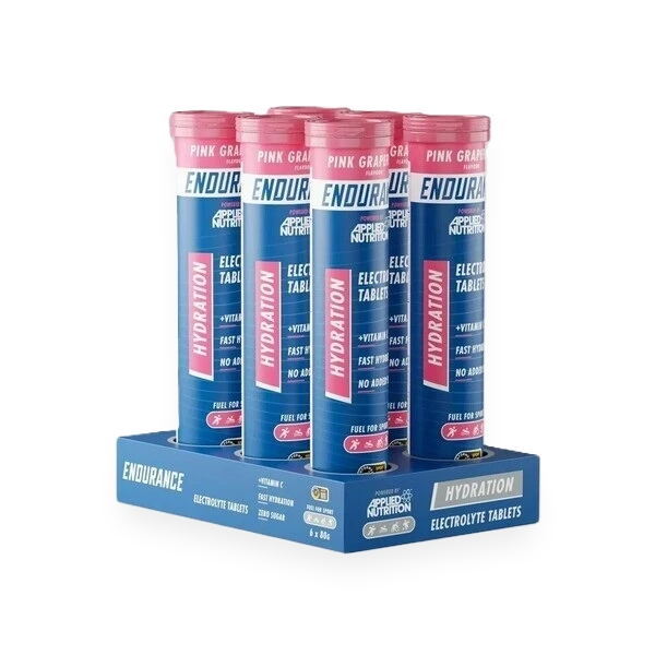 Endurance Hydration Electrolyte Effervescent Tablets, Pink Grapefruit - 6 x 20 tabs