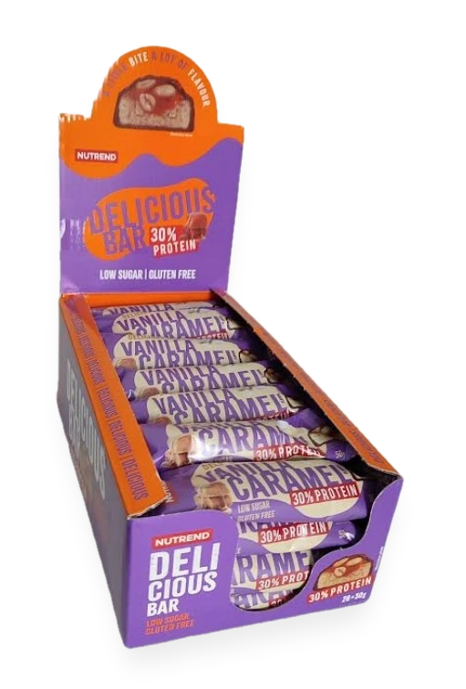Delicious Protein Bar, Vanilla Caramel - 28 x 50g