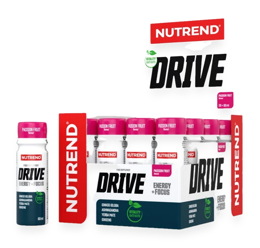 Drive Shot, Passion Fruit - 20 x 60 ml.