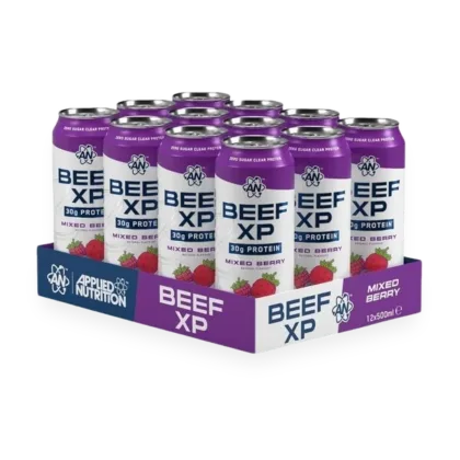 Beef XP Cans, Mixed Berry - 12 x 500 ml.