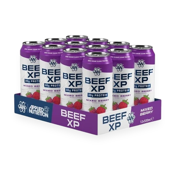Beef XP Cans, Mixed Berry - 12 x 500 ml.